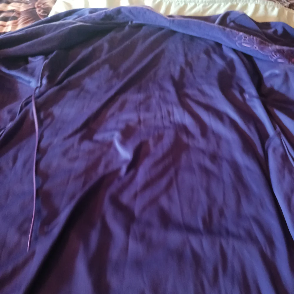 Vintage 90's Vanity Fair Purple Robe - Picture 6 of 15